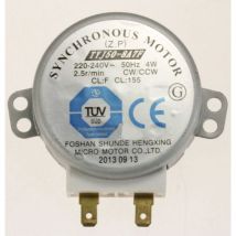 Moteur de plateau (481236158449, DA31-10107C) Four micro-ondes ARISTON HOTPOINT, BAUKNECHT, BRANDT, CYLINDA, IGNIS, IKEA WHIRLPOOL, INDESIT,