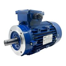Moteur triphasé Cemer B14, 4 kw, 1000 tr/min, ha 132, 230/400V, IE1, Alu