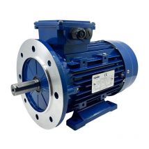 Moteur triphasé Cemer B35, 0.75 kw, 1500 tr/min, ha 80, 230/400V, IE1, Alu