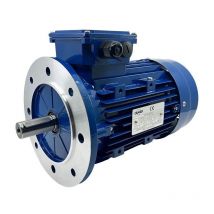 Moteur triphasé Cemer B5, 0.37 kw, 3000 tr/min, ha 71, 230/400V, IE1, Alu
