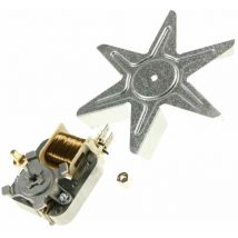 Moteur ventilateur d'origine (C00533053, 488000533053) Four, cuisinière ariston hotpoint, bauknecht, franke, ignis, ikea, ikea whirlpool, indesit,