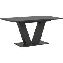 Motion table de salle à manger 150x90 cm gris.