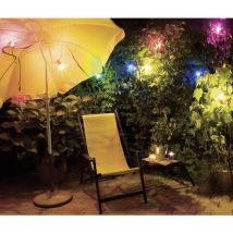 Eurolite Motiv-Lichterkette Kugel Außen netzbetrieben Anzahl Leuchtmittel 12 Glühlampe Mehrfarbig
