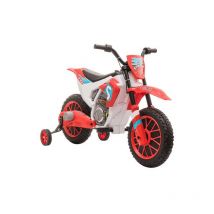 Moto cross électrique bumpy Rouge