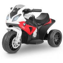 Playkin - Moto electrica niños bmw oficial 6V recargable triciclo infantil +18 meses