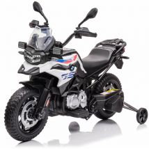 Moto Elettrica per Bambini 12V con Licenza BMW f 850 gs Bianca