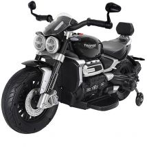 Moto Elettrica per Bambini 12V con Licenza Triumph Rocket 3GT Nera