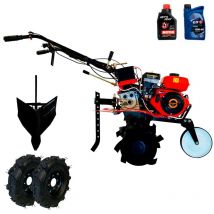Motobineuse Motoculteur 7CV avec accessoires de démarrage électrique + huile