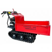 Imbriano - Motocarriola Corazza 350 Portata 300 kg Benzina Minitrasporter Cingolato