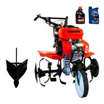 Motocoltivatore Motozappa Avviamento elettrico 7CV 3V Assolcatore + Oli