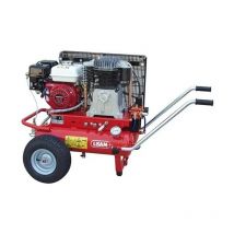 Motocompressore Lisam lm 600/30 con motore a scoppio Honda da 6,5 Hp 600 lt/min