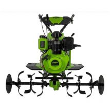 Motobineuse Diesel Moteur 4T 7 CV 246 cm3 Motoculteur avec fraises et butteur Démarrage électrique VITO