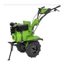 Motoculteur Diesel Moteur 7 cv 246 cm3 Motobineuse avec fraises et butteur Démarrage électrique Vito