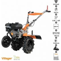 Villager - Motoculteur professionnel 6,8 cv 212 cm3 3 vitesses av 1AR vtb 843 Prime