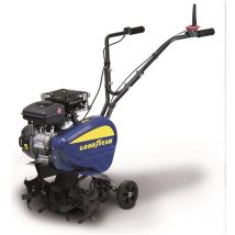 Goodyear - Motobineuse thermique 2,4CV Motoculteur à essence avec Fraises et Roues Largeur de travail 21 à 42cm
