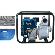 Renson - motopompe eaux claires 60M3/H avec flexibles aspi et refoul