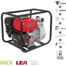 Motopompe thermique évacuation eau irrigation 5,6Cv 212cm3 débit 30000 l/h LEA LE71212-50 raccord 2 pouces