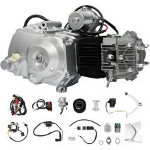 Gojoy - Motor de 4 tiempos de 125 cc, motor semiautomático con marcha atrás, motor atv semiautomático, semiautomático y marcha atrás, motor para atv