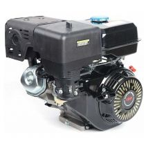 Senderpick - Motor de gasolina de 4 tiempos, motor de kart, motor industrial de un cilindro, 15 cv, 420 cc, con alarma de aceite, tapa del depósito