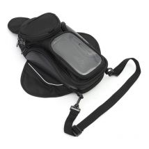 Motorcycle sports magnetic Black tank bag with gps/phone pouch