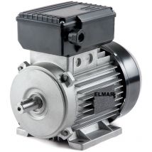 Motore Elettrico Monofase Hp 1 Kw 0,75 1400 Giri Mec80 B3 Albero 19 Mm Con Piedini 230 v