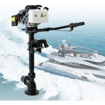 Motore esterno 4 CV, motore a 4 tempi, motore a benzina da 2900 W, raffreddamento ad aria, motore per barche da pesca