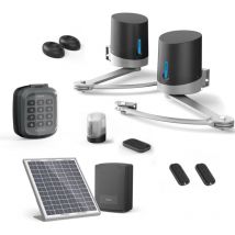 Avidsen - Motorisation Solaire pour portail battants orane se+ Digicode + 2 télécommandes supplémentaires (3 en tout) -