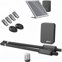 Avidsen - Motorisation télescopique solaire pour portail à battants - Styrka 310 -