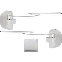 Slid'up By Mantion - Motorisation pour volet 2 battants slid'up bra-vo filaire