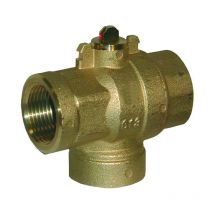 Ferrari Srl - Motorischer 3-Wege-Umsteller 3-Loch-Kugelhahn 3/4 'ff