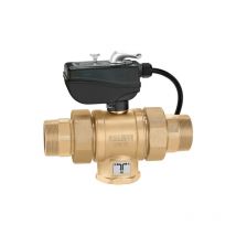 Motorisierter Drei-wege-kugelhahn 1 1/2", Spannung 230v. T"-lochung Caleffi 638183 1 1/2"