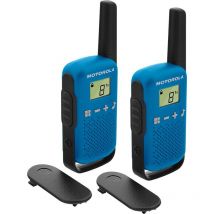 Motorola - Walkie Talkie 59T42BLUEPACK IP54 Canales 16 Alcance 4000