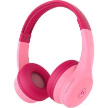 Sound Headphones moto JR300 Bambini Rosa Bluetooth e Limitazione Audio - Motorola