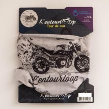 Motorrad-halsband L'Entourloop Motorcycle Birdy Farbe Grau 100%