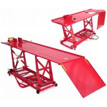 Apex - Motorradhebebühne pneumatisch Motorradheber 450kg Hebebühne 66152