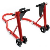 Wiltec - Motorradständer vorne für 230-290 mm Reifen, 670 x 445 mm, als Montagehilfe aus Stahl für Vorderrad, Motorradheber bis 450 kg, Frontheber