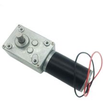 Coocheer - Motorreductor de tornillo sin fin de cc de 12 v y 16 rpm, 70 kg/cm, turbina de alto par, reductor eléctrico para máquina robotizada de