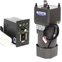 Motorreductor regulable de alto par, CA 220 V 90 W monofásico corriente alterna asíncrona velocidad reversible motor eléctrico + regulador de