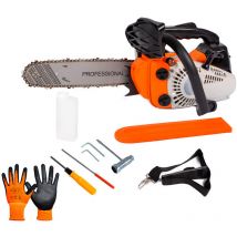 Motosega a scoppio AMC 25cc lama 250mm potatura taglio con copricatena