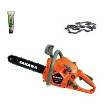 Motosega Scoppio 38cc 16' + Olio 2 tempi 125ml + Catena