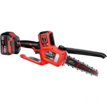 Motoseghe a batteria Laecabv 7 Inch Mini Motosega Elettrica con 2Pcs 5.2Ah Litio Batteria per Taglio legno, Ramo d'albero Giardino