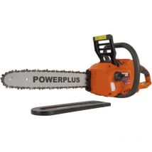 Powerplus - Motosierra de doble potencia con batería de 40v