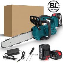 Violeworks - Motosierra a batería 10''18V Podadora inalámbrica Motosierra a batería Motosierra Sierra de troncos eléctrica 2 baterías