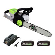 Akita - Motosierra de Bateria 40V + 2 Batería + Cargador