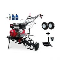 Italian Power - Motozappa RG6.5-130 iii motore Rato 389cc fresa da 141cm e Assolcatore benzina olio