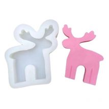Moule en silicone pour bougie d'élan Moule pour bougie de cerf Moule en silicone pour bougie parfumée