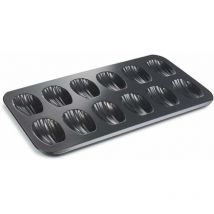 Moule à madeleine antiadhésif de 12 tasses