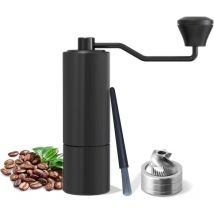 Jusch - Moulin à Café Manuel, Mouture réglable, Coffee Grinder en Acier Inoxydable,Moulin manuel café Portable