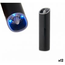 Kinvara - Broyeur électrique lumière led céramique noir broyeur céramique acier abs ace (5,2 x 20,3 x 5,2 cm)