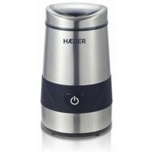Haeger - Aroma - Moulin à café d'une puissance de 200W, capacité de 60grms, corps en acier inoxydable, lame haute performance, fonctionne uniquement